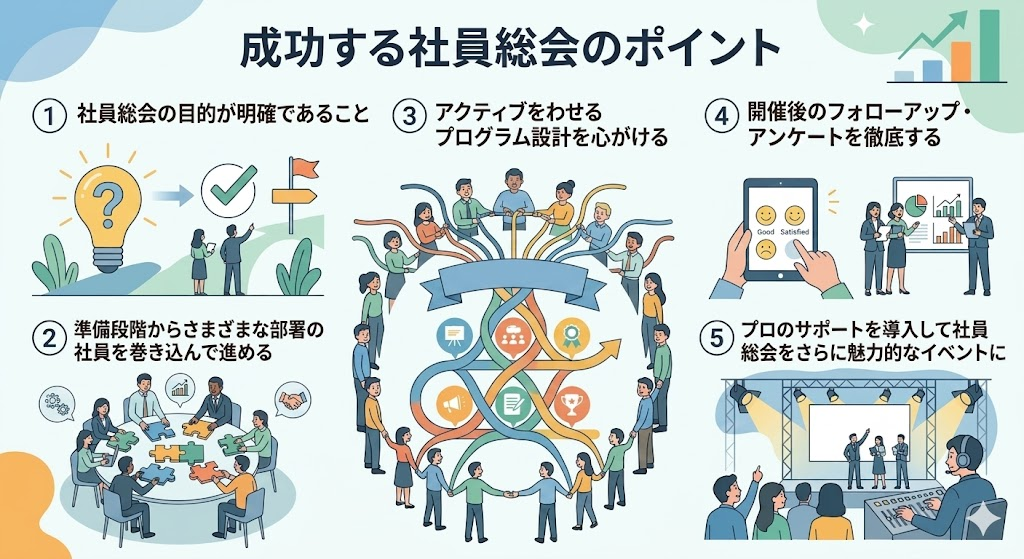 成功する社員総会のポイント