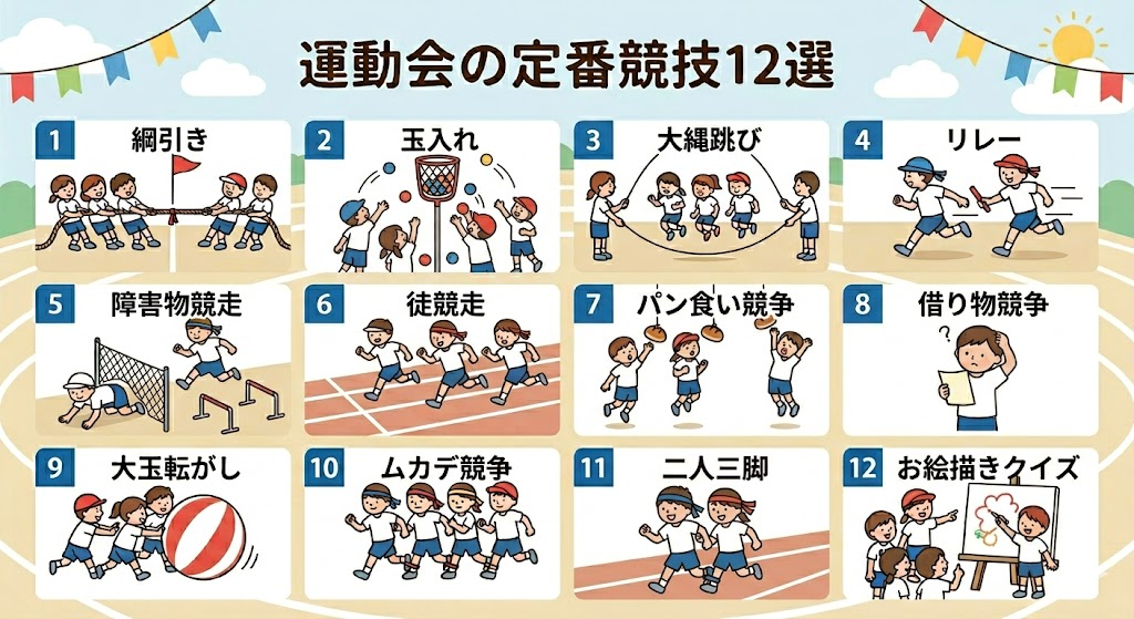 運動会の定番競技12選