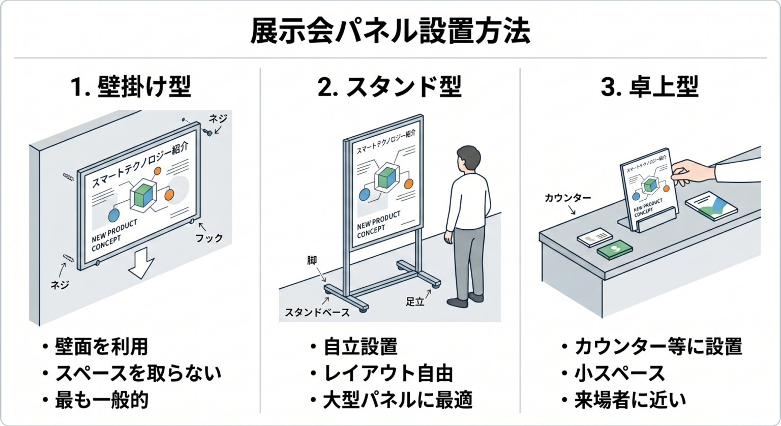 魅力的な展示会パネルを作るには?デザインのコツや作り方、サイズ選びも解説 | イベント・展示会制作 | ストラーツ