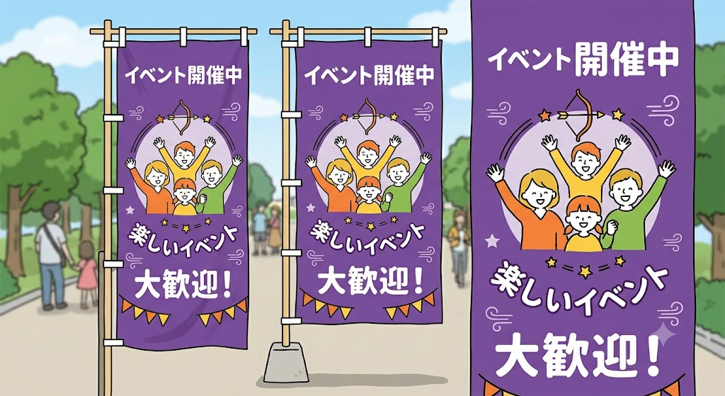 のぼり・フロアシート（フロアポップ）