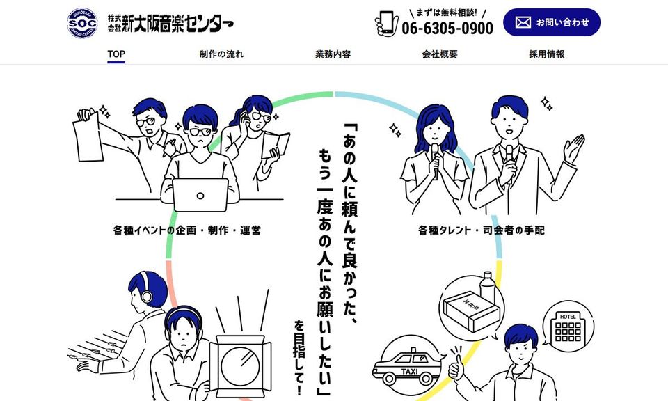 株式会社新大阪音楽センターの公式サイト