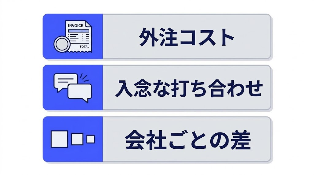 イベント会社に依頼するデメリット